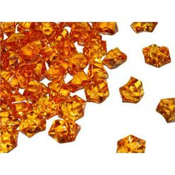 Krystalky 285 ks malé oranžové